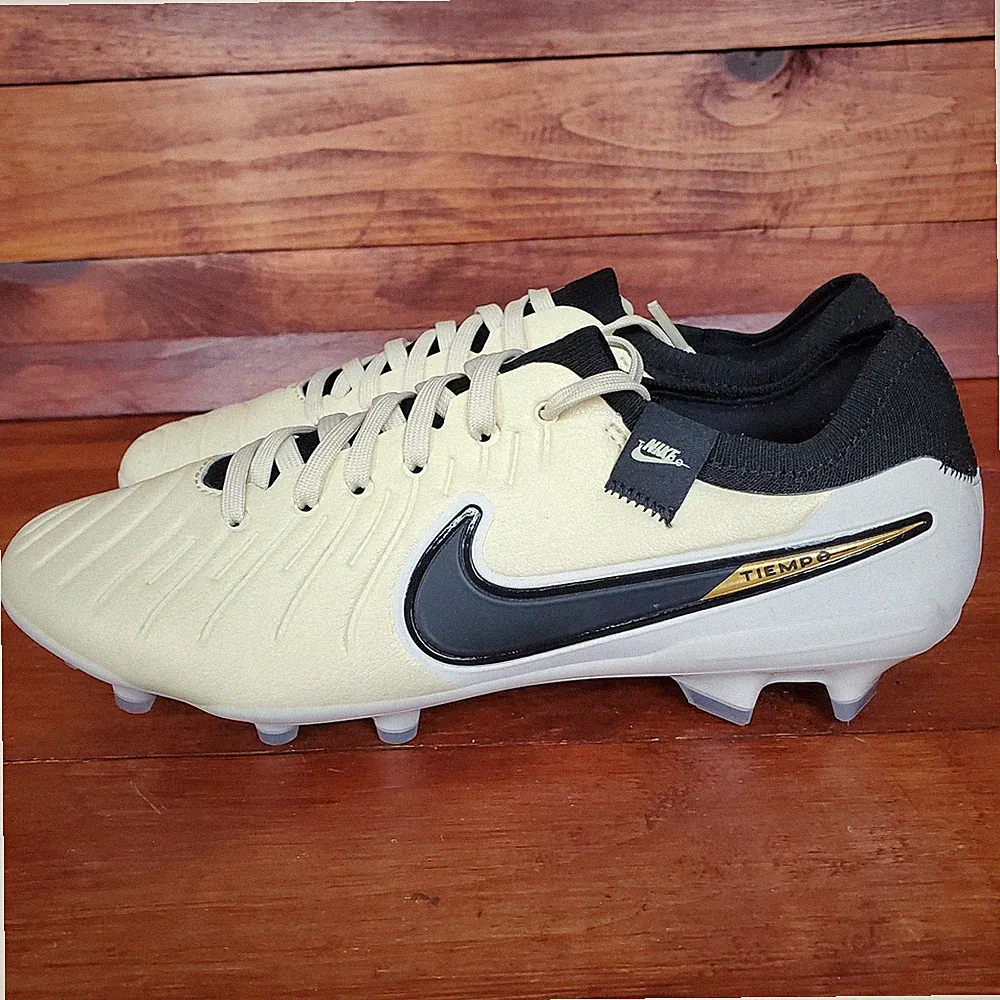 Nike Tiempo Legend 10 Pro FG Cleats 'Lemonade Beige Black' DV4333-700 New