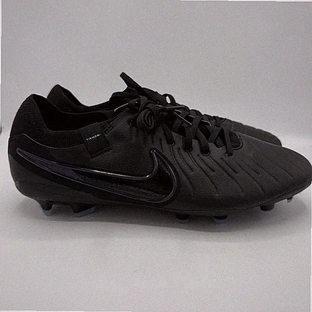 NIKE TIEMPO LEGEND 10 PRO FG MENS SOCCER CLEATS SIZE 10 BLACK/BLUE DV4333-040