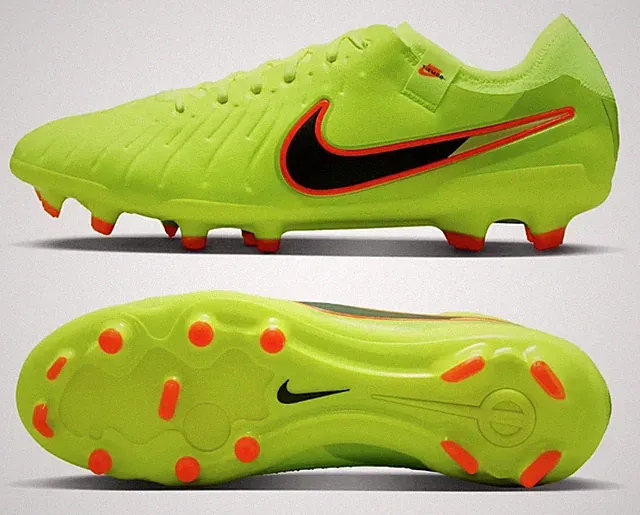 Nike Tiempo Legend 10 PRO FG Soccer Cleats Shoes Volt DV4333-701 Mens Size 6