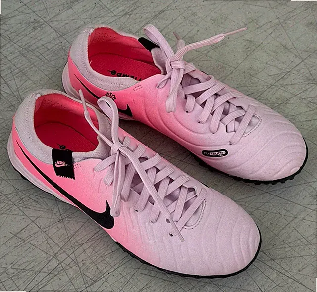 Nike Tiempo Legend 10 PRO TF Turf Pink Soccer Shoes DV4336-601 Size 4 NEW NO BOX