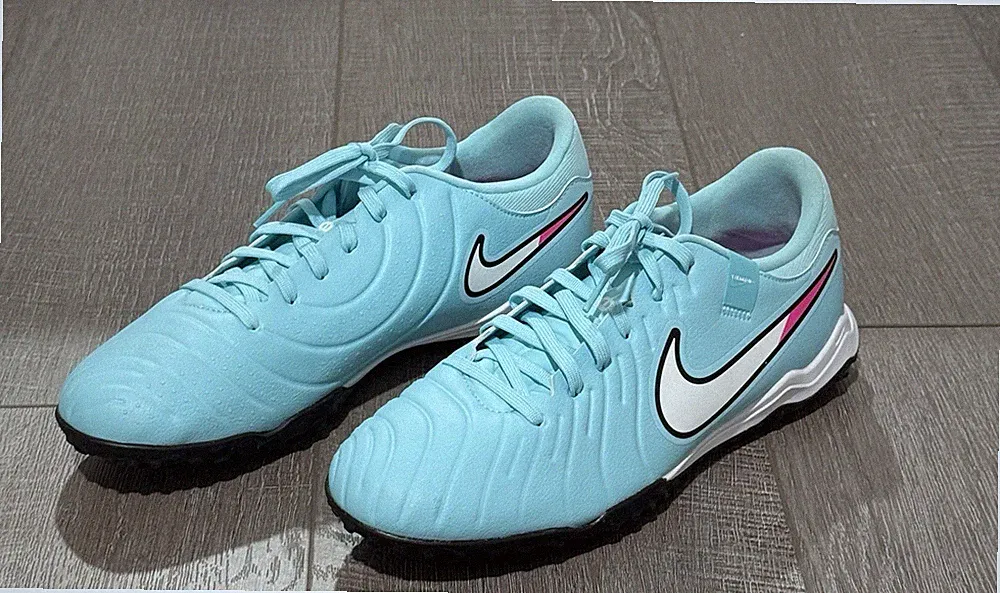 Nike Tiempo Legend 10 Pro Turf Soccer Cleats Copa Blue (DV4342-401) Men’s Size 9