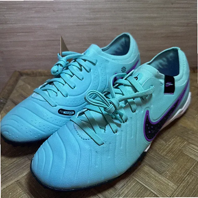Nike Tiempo Legend 10 Pro Turf Soccer Turquoise DV4336-300 Men's 7 Women's 8.5