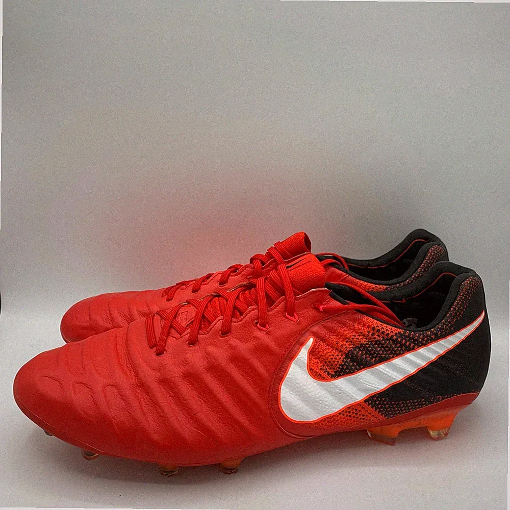 Nike Tiempo Legend 7 Elite FG Soccer Cleats Mens Size 15 Black Red Bosnia Boots