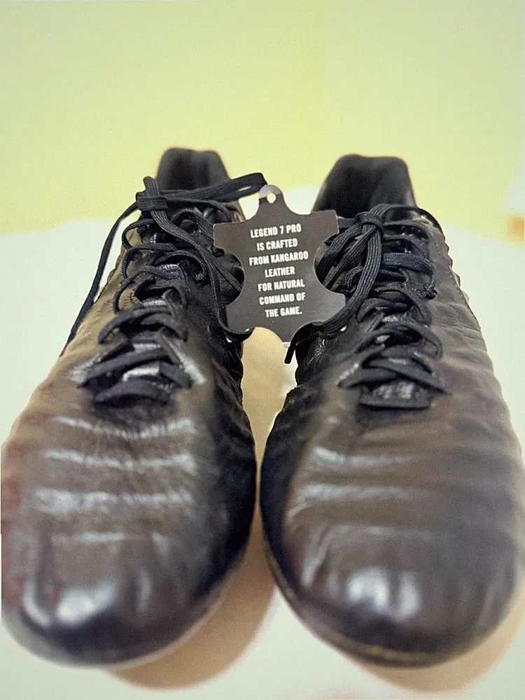 Nike Tiempo Legend 7 Pro FG AH7241-001 Black K Leather Soccer Cleats Men’s 11.5