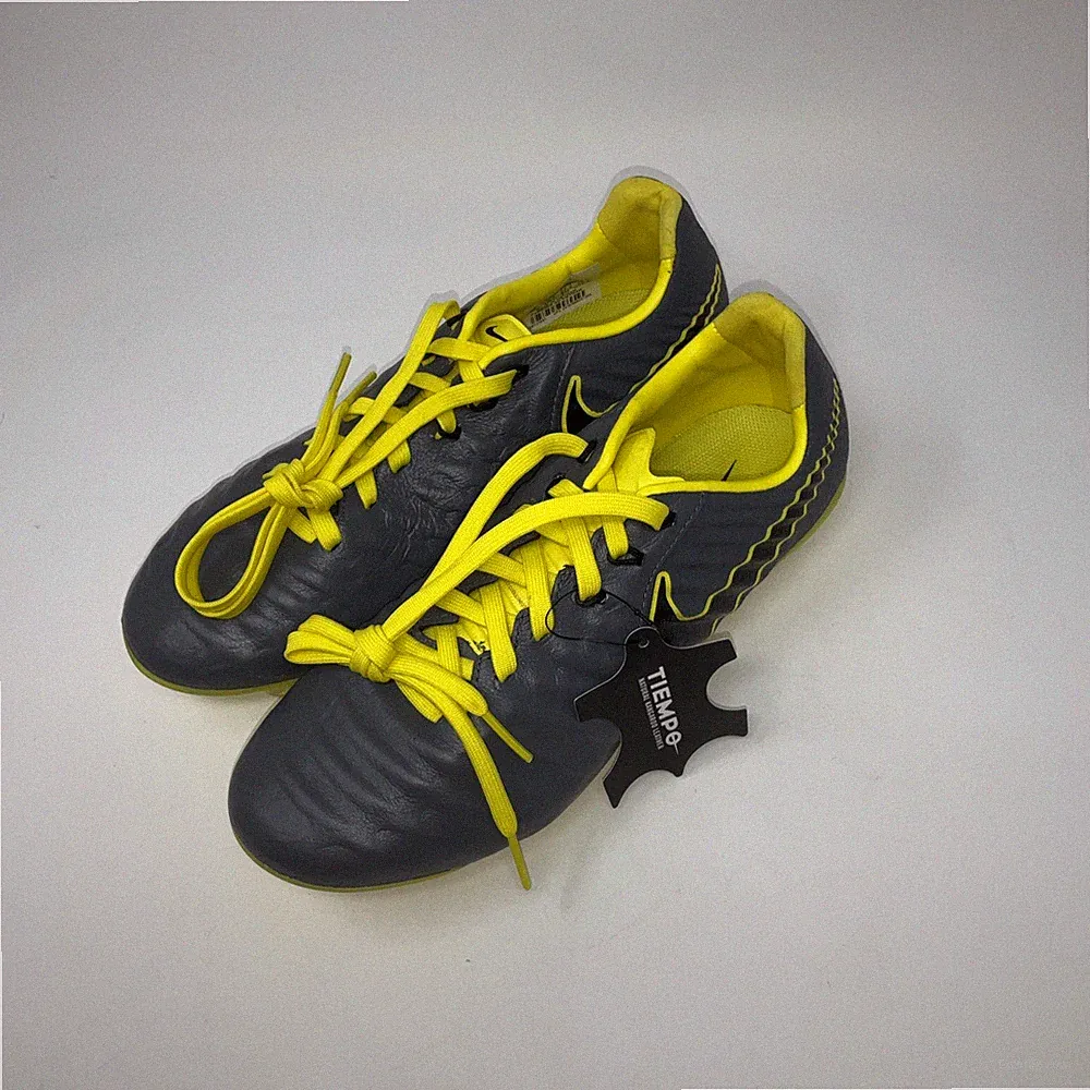 Nike Tiempo Legend 7 Pro FG Leather Soccer Cleats - Grey - AH7241-070 - Size: 5