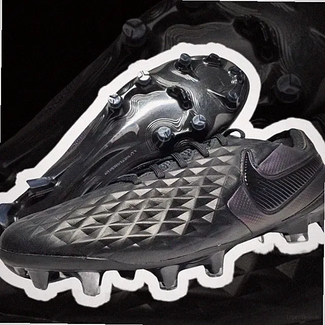 Nike Tiempo Legend 8 Elite FG ACC Kinetic Black Soccer Cleat AT5293-010 Sz 7.5