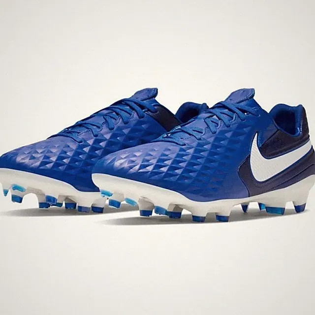 Nike Tiempo Legend 8 Pro FG Soccer Cleats -Royal/White - AT6133-414 - Size 8.5