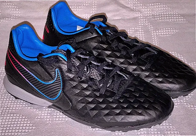 NIKE Tiempo Legend 8 Pro Turf Black Soccer Cleats NEW Mens Youth Boys Girls 4
