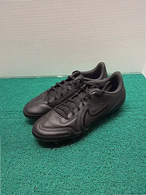 Nike Tiempo Legend 9 Club FG Soccer Cleats Black Photo Blue Sz 8 DA1176-001