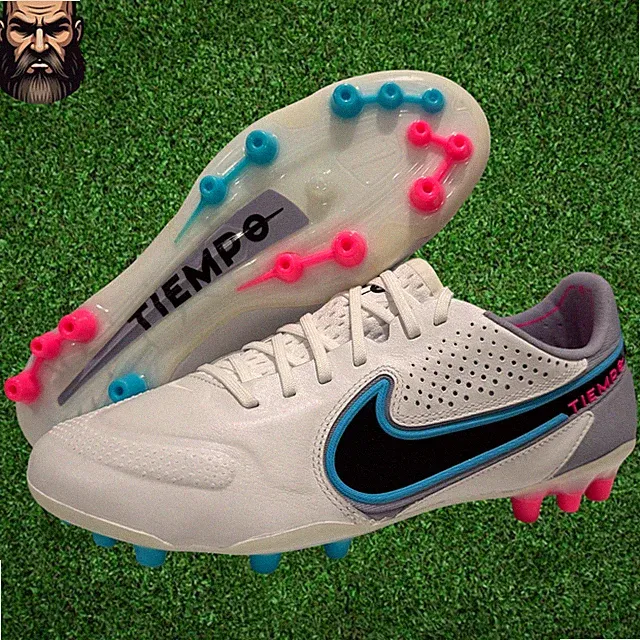 Nike Tiempo Legend 9 Elite AG White Soccer Cleats FD0270-146 Men's Size 7