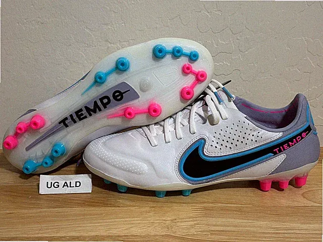 Nike Tiempo Legend 9 Elite AG White Soccer Cleats Men's 5=Women's 6.5 FD0270-146