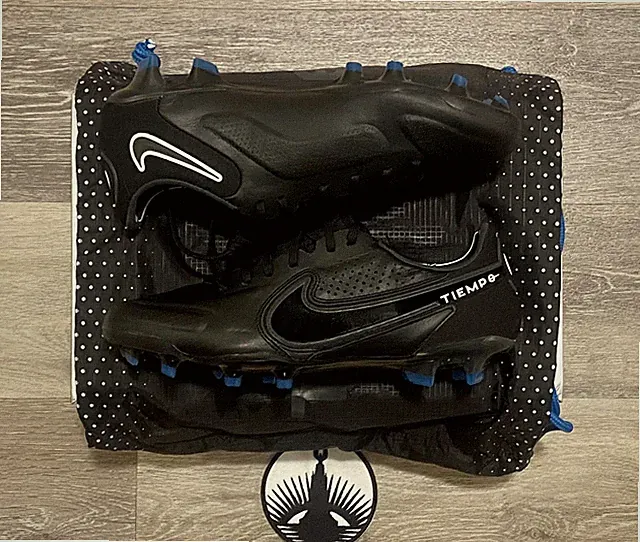Nike Tiempo Legend 9 Elite FG 'Black' Cleats CZ8482-001 Men’s 8, Women's 9.5