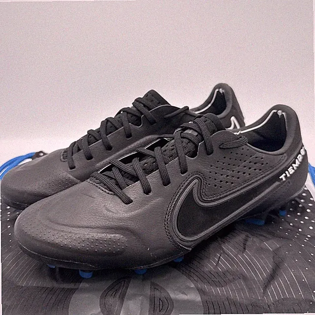 Nike Tiempo Legend 9 Elite FG Soccer Cleats CZ8482-001 Men's Size 6 Wmns 7.5 BAG
