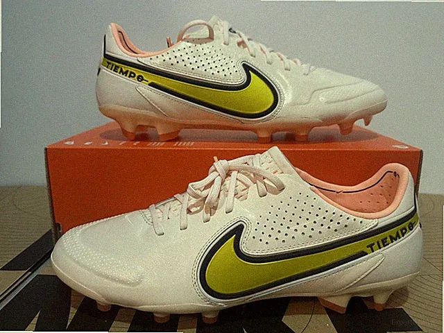Nike Tiempo Legend 9 Elite FG Soccer Football Cleats Men 10 Guava CZ8482-801 New