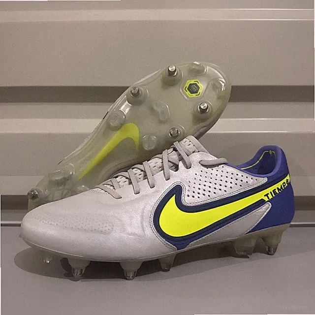 Nike Tiempo Legend 9 Elite SG-PRO AC “Grey Volt” DB0822-076 Men’s Size 10.5 NEW