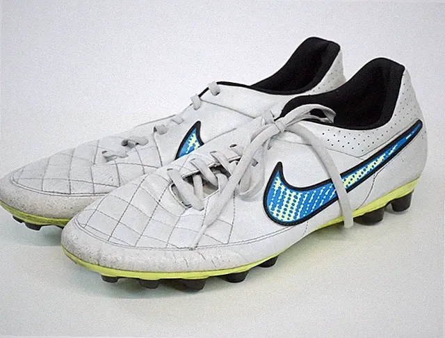 Nike Tiempo Legend White Leather Football Cleats Men's US 11.5 UK 10.5 EU 45
