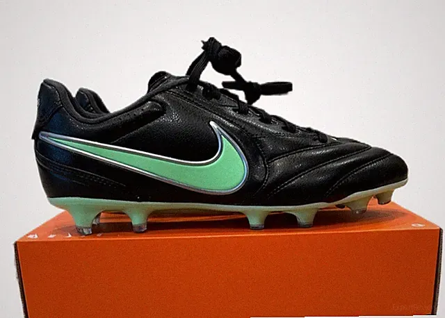 Nike Tiempo Ligera Pro FG Black Illusion Green NBY HQ3158-002 Men’s Size 8