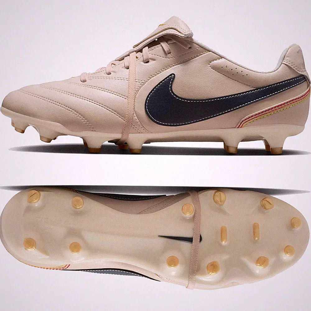 Nike Tiempo Ligera Pro FG FT Pearl White/Obsidian IQ0895-240 Men's Soccer Cleats