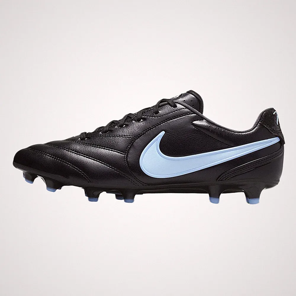 Nike Tiempo Ligera Pro Firm-Ground Low-Top Soccer Cleats (Black/Ice )