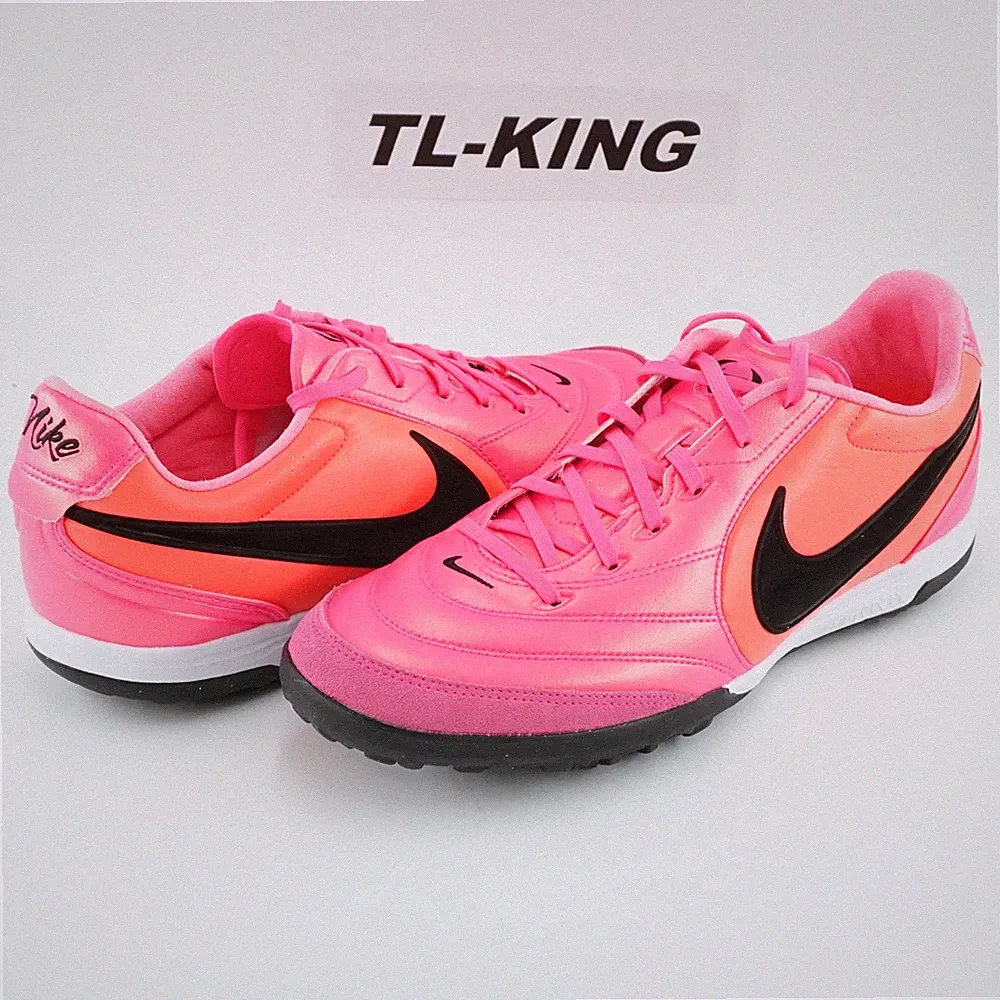 Nike Tiempo Ligera Pro TF T Soccer Cleats Turf Hot Pink IQ2384-901 Men's 12