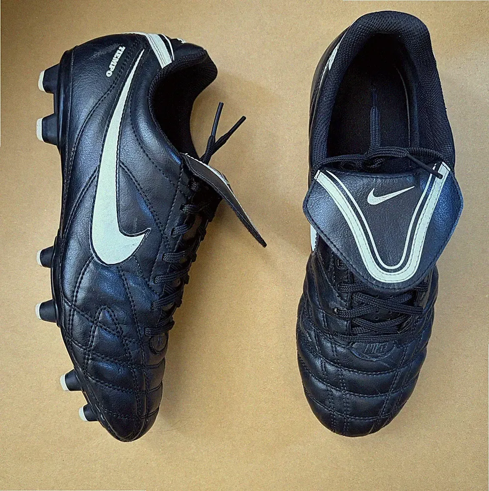 Nike Tiempo Natural III Soccer Cleats 366177-017 Mens US Size 9