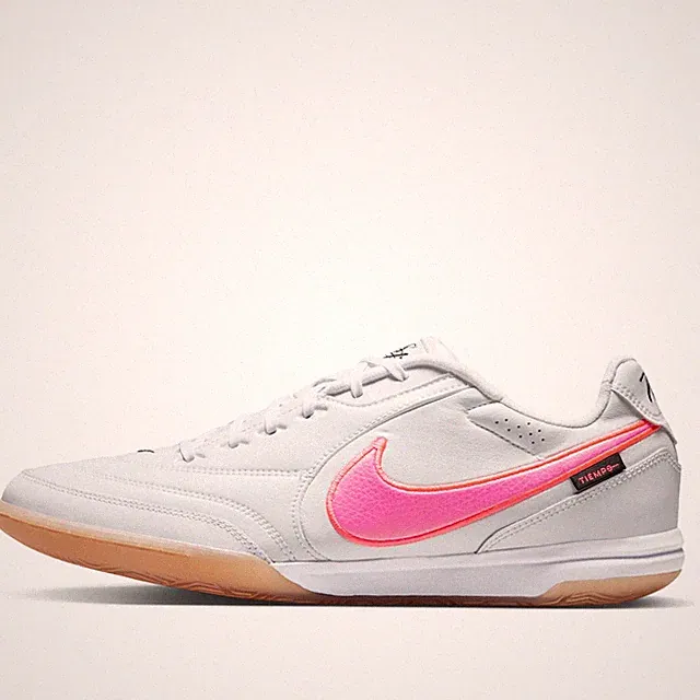 Nike Tiempo Streetgato PRM IC White Pink IQ2389-901 sz 11 Men's Indoor Soccer