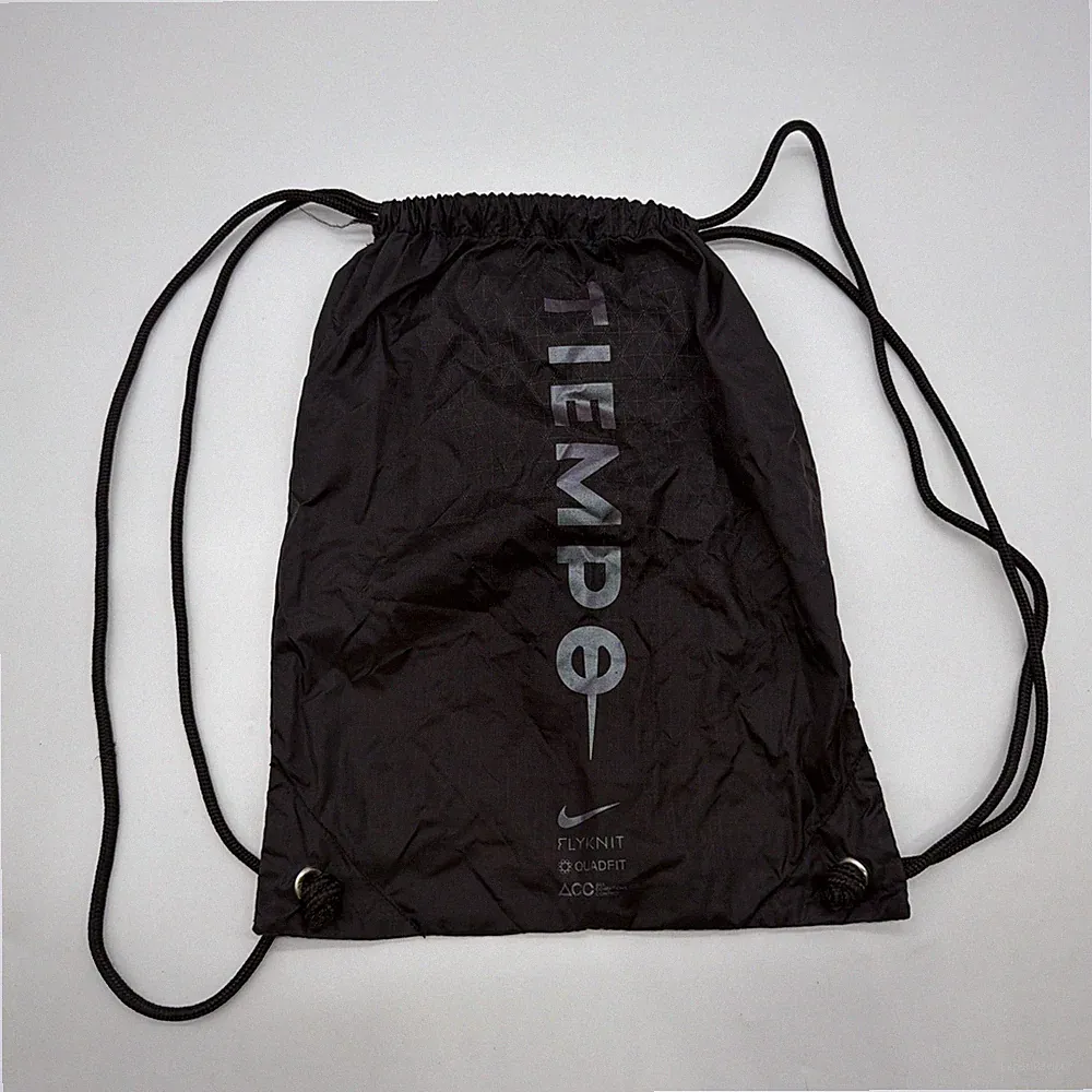 Nike Tiempo String Bag Soccer Football Cleats Fly Knit Quad Fit Used .# 87