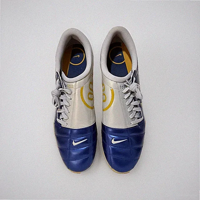 Nike Total 90 III NBY Indoor Soccer Shoes Blue White Mens Size 13