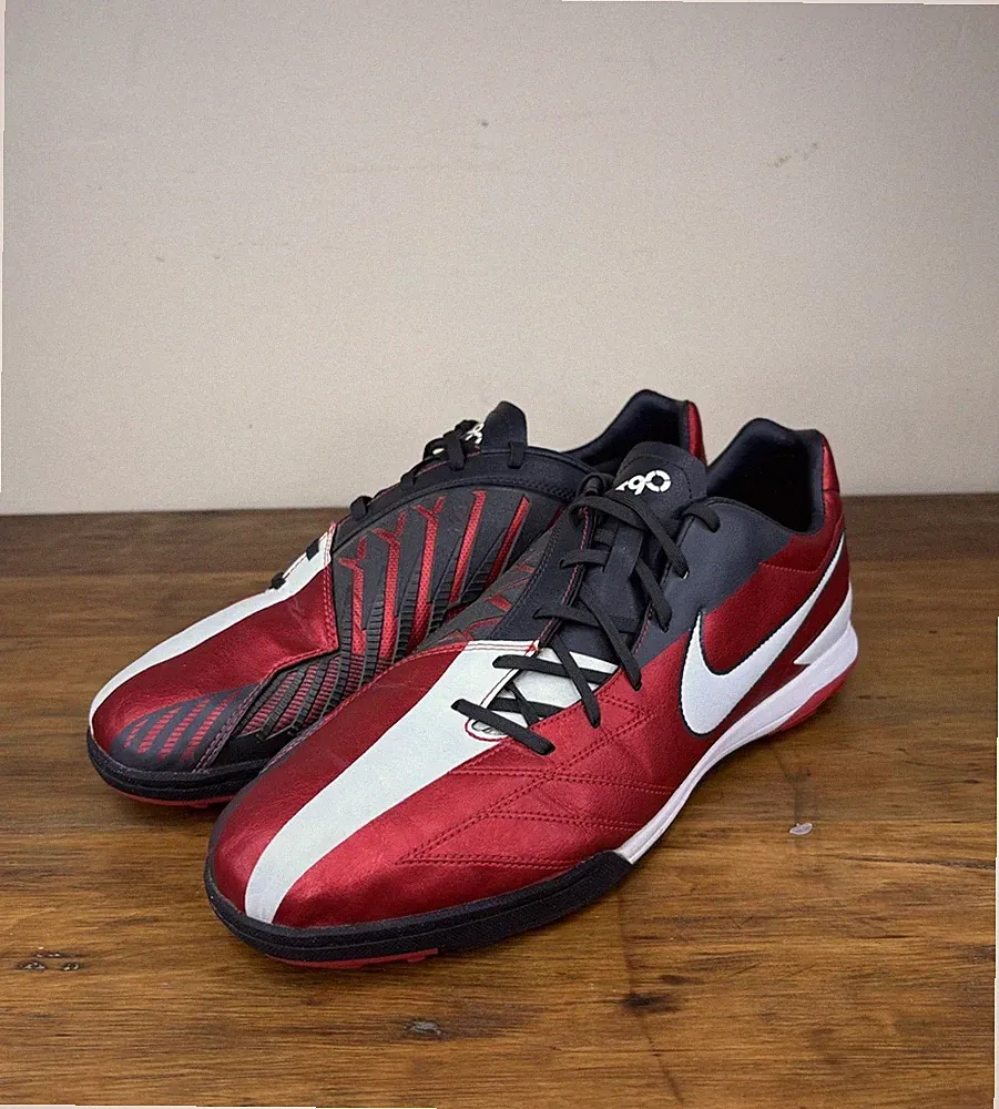 Nike Total90 Shoot IV TF Soccer Cleats Men’s 14 Red White T90 472560-610 Turf