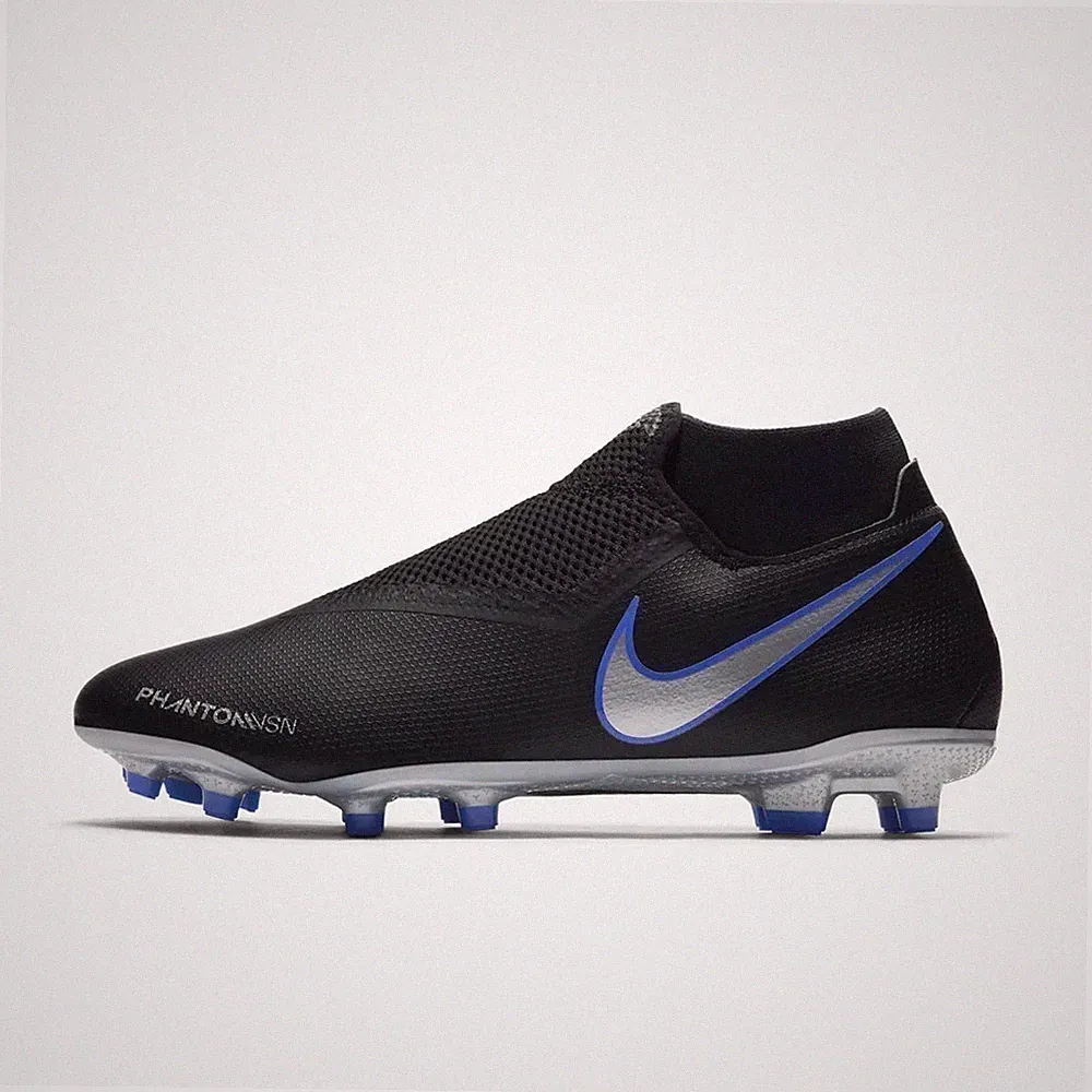 Nike Unisex-Adult Phantom VSN Academy DF FG/MG Soccer Cleats - Black