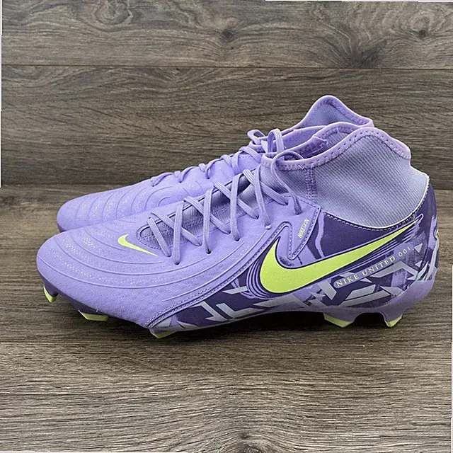 Nike United Phantom Luna II Elite FG Soccer Cleats 10.5 Purple Volt HF1598 500