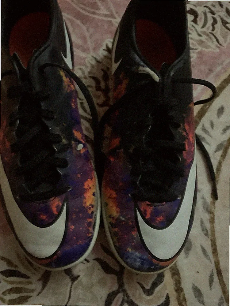 Nike US8 Mercurial Victory V CR7 Indoor Soccer Futbol Galaxy 684867-018 CLEATS