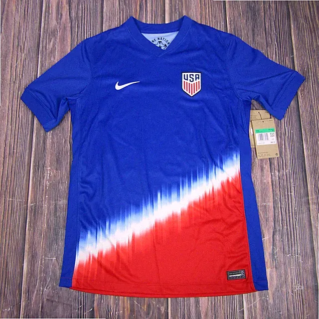 Nike USA Soccer Jersey Blue Away Shirt Kit Boys Youth XL FJ4373-417 NEW