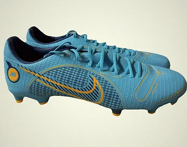 Nike Vapor 14 Academy FG/MG Soccer Blue Chlorine Ora | DJ2869-484 Men’s Size 10