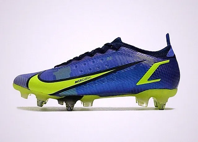 Nike Vapor 14 Elite SG Pro AC Soccer Cleats Sapphire Volt Mens Size 6 CV0988-575