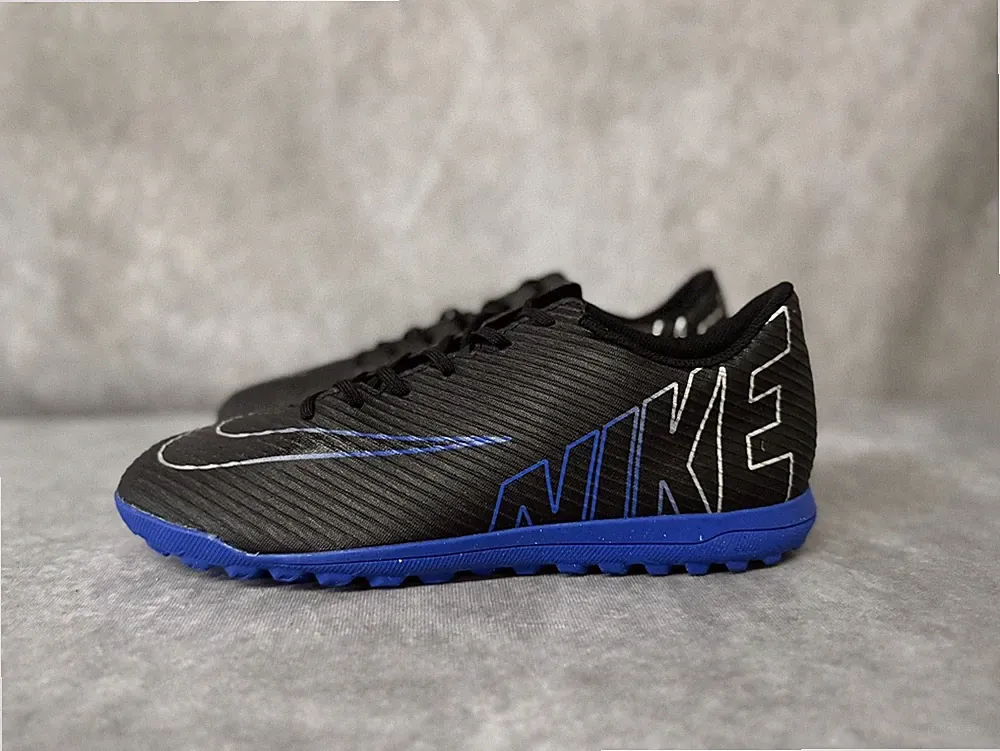Nike Vapor 15 TF Men 10.5 – Black/Blue Turf Soccer – No Box
