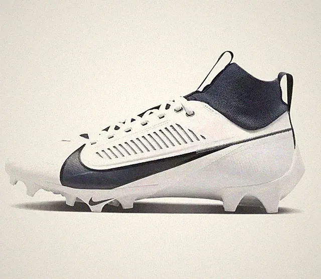 Nike Vapor Edge Pro 360 2 TB White College Navy Cleats FJ1581-150 Men's Size 9