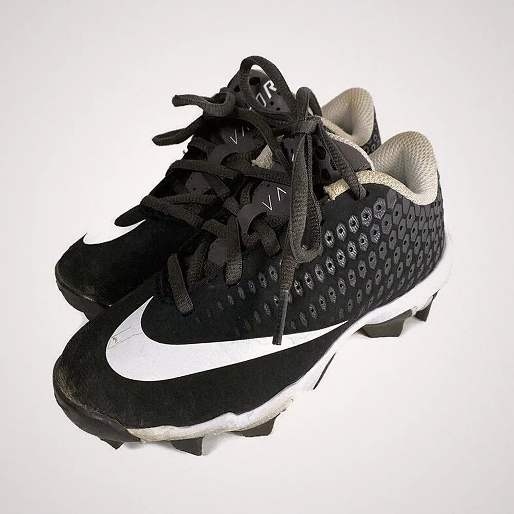 Nike Vapor Fastflex Cleats Shoe Size 10C Black White AQ8151-010