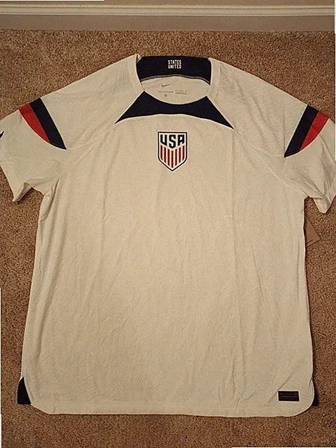 Nike Vapor Match USA USNT Home Soccer Jersey SZ XXL DN0638-101 Authentic XL $170