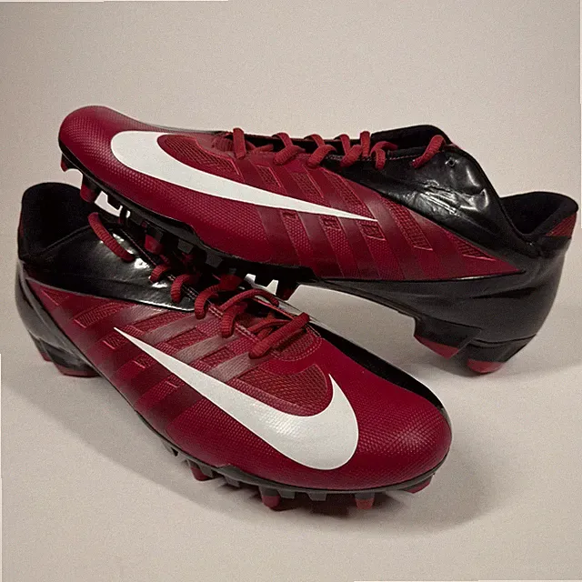 Nike Vapor Pro Low TD Cleats Shoes Mens Size 14 Red Black Football 511340-611