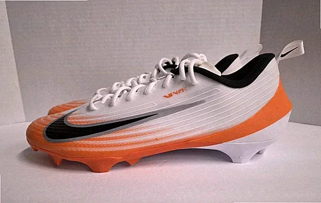 Nike Vapor Speed 3 TB Football Cleats Men's Size 16 White Orange HM8849-104