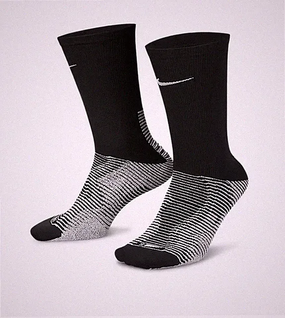 Nike Vapor Strike Crew Soccer Socks Black DH6613-010 Men 8–9.5 / W 9.5–11