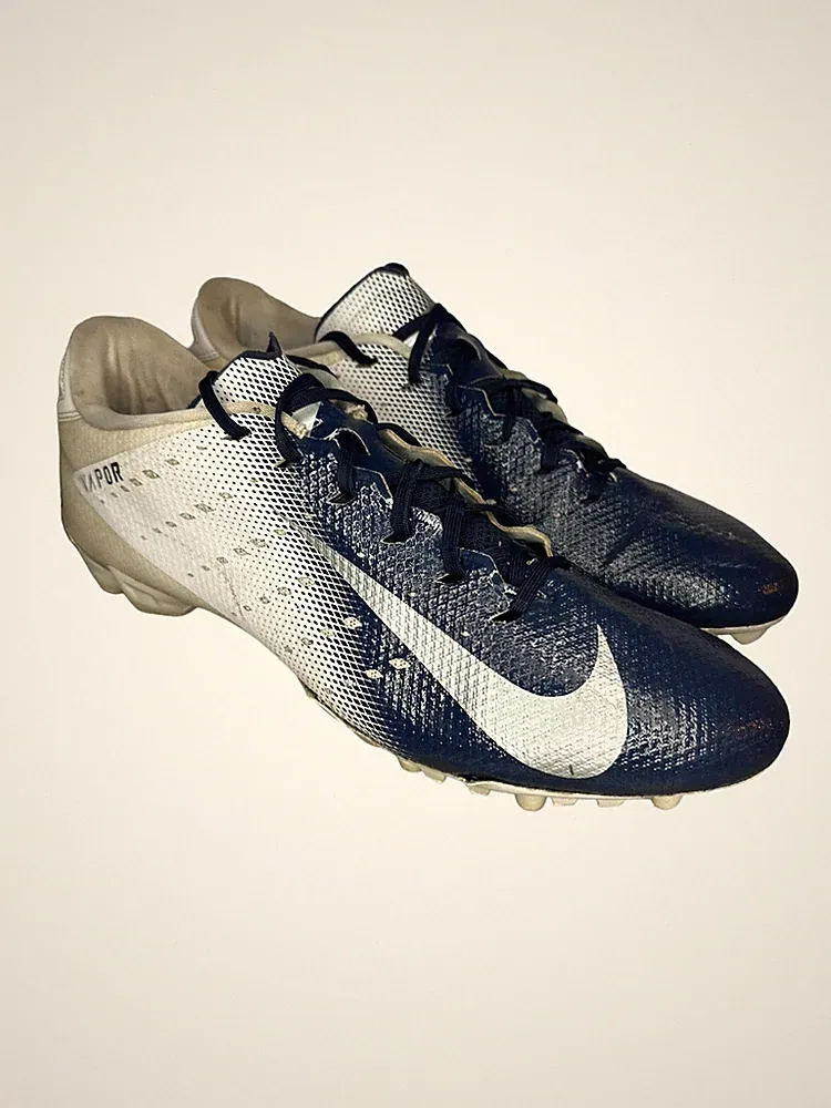 Nike Vapor Untouchable Speed 3 TD soccer Cleats Sz 13 White Navy 917166-104