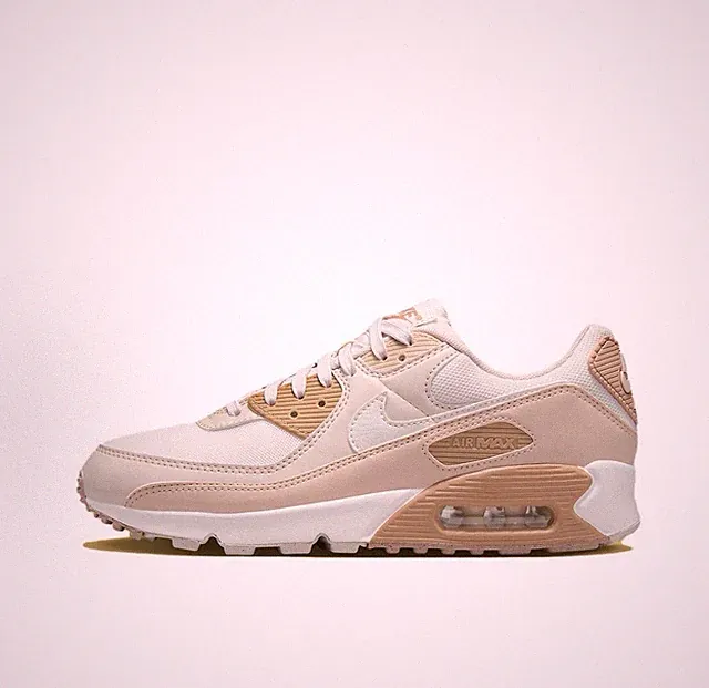 Nike Women's Sizes Air Max 90 DH8010 004 Phantom/Sail-Sanddrift Running