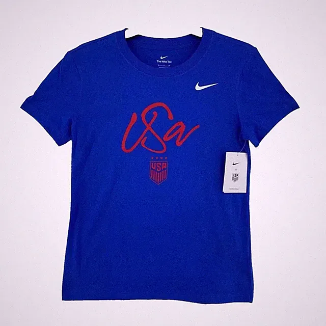 Nike x USA Women's Soccer T-Shirt Royal Blue Different Size