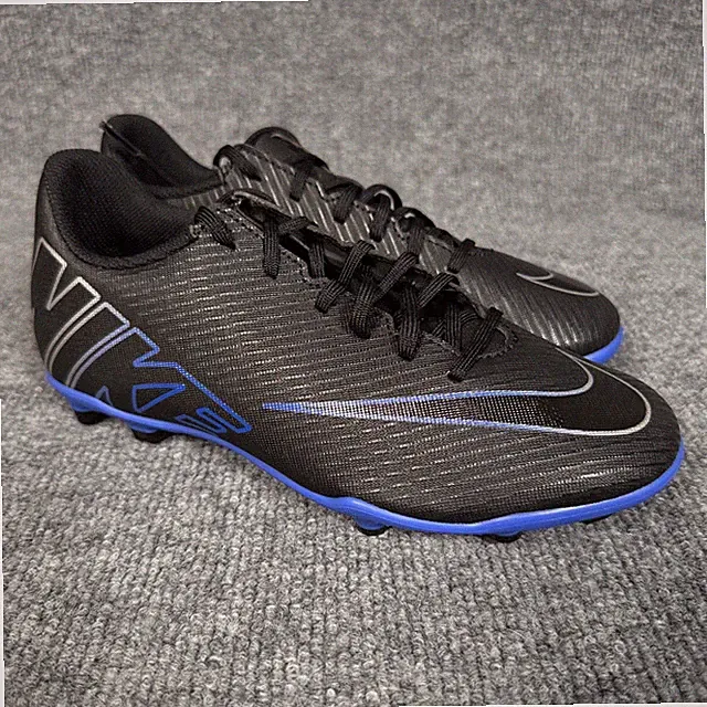 Nike Youth 5Y Mercurial Vapor 15 Shoes Black Club FG Soccer Cleats DJ5958-040