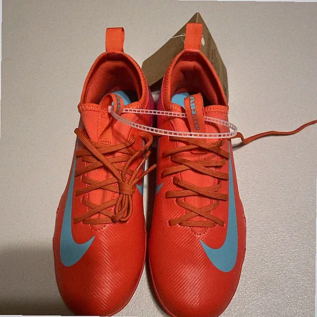 Nike Youth Mecurial Vapor 16 TF Cleats Futsal Glow Boot Kid GYM Spike FQ8284-800