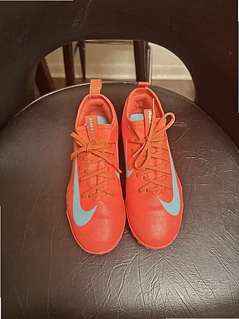 Nike Youth Mecurial Vapor 16 TF Turf Soccer Cleats Futsal FQ8284-800 Kid Size 3Y