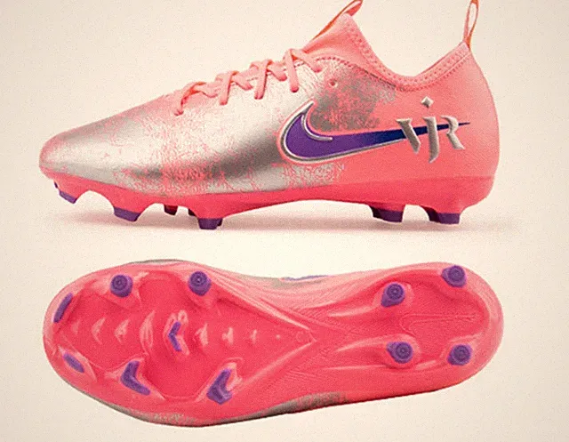 Nike Youth Mecurial Vapor 16 VJR FG MG Cleats Futsal Pink Kid Spike IM3650-640