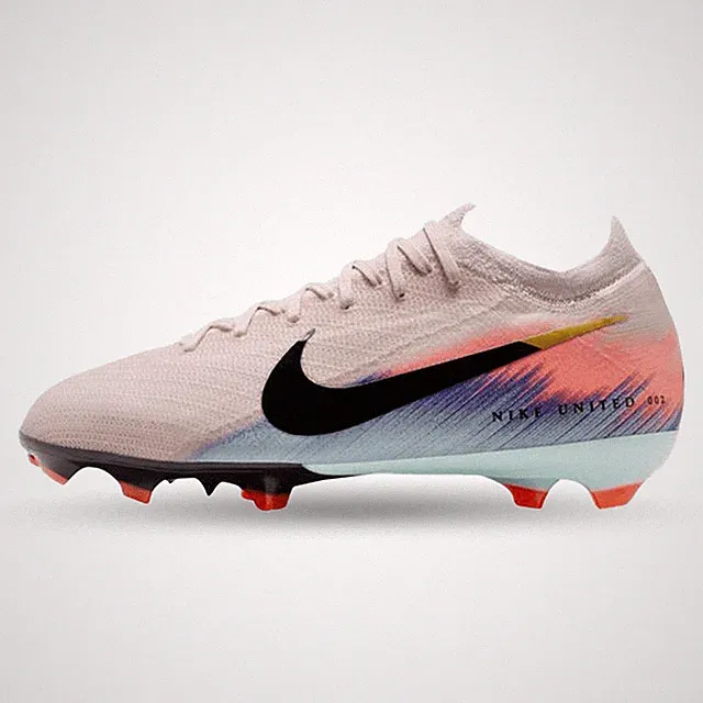 Nike Youth Mercurial Vapor 16 Pro FG Football Cleat, SILT Red, Size 5, No Lid